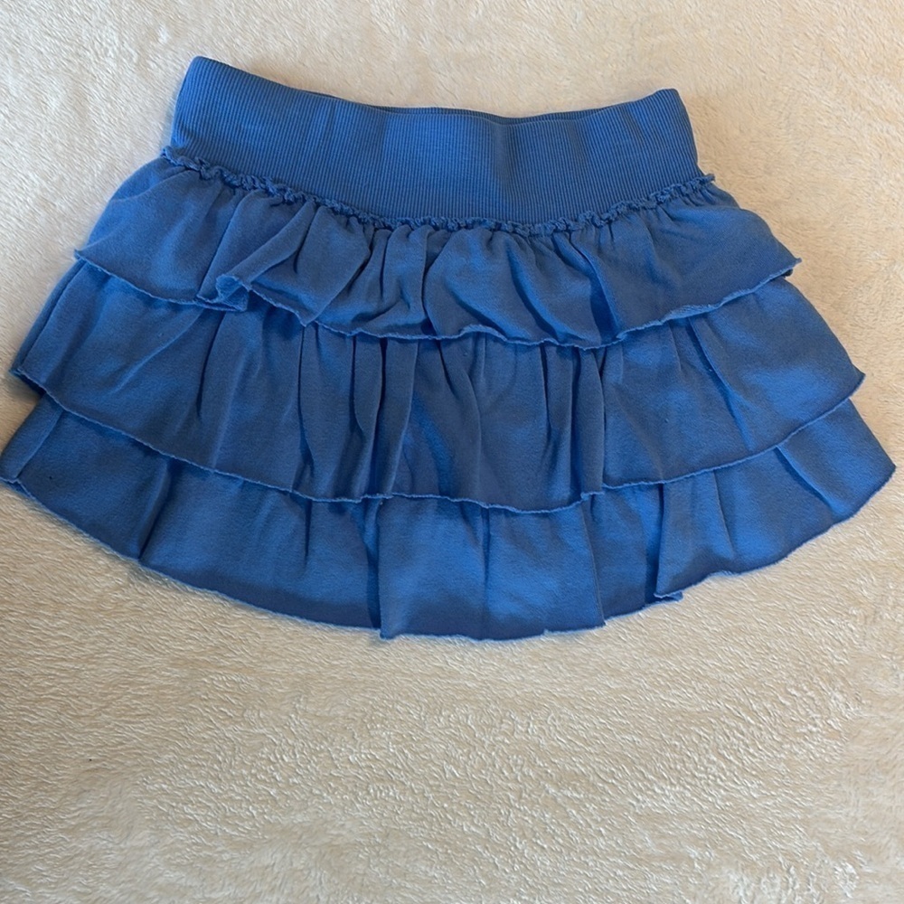 Blue Ruffled Skirt - Picture 2 of 3